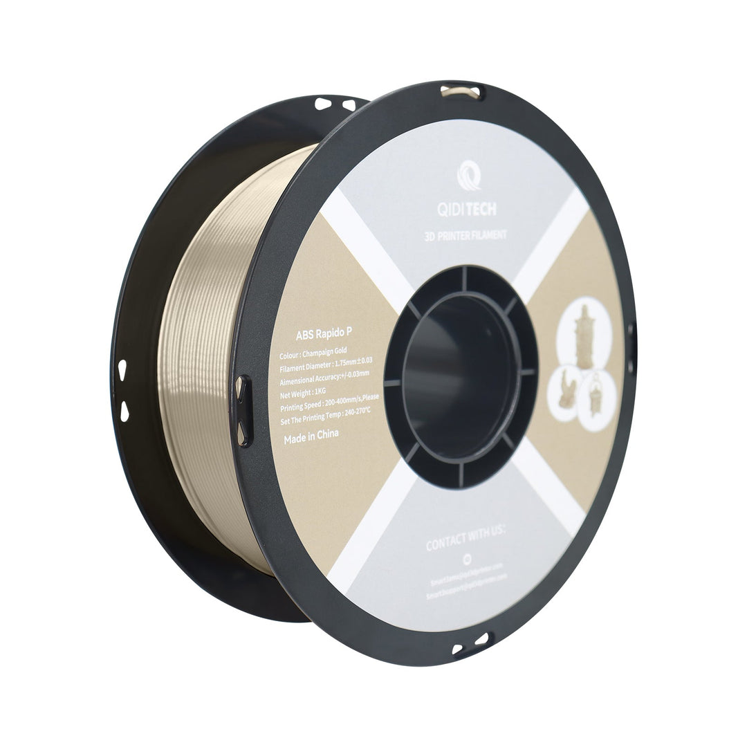 QIDI ABS Rapido P Champagne Gold Filament