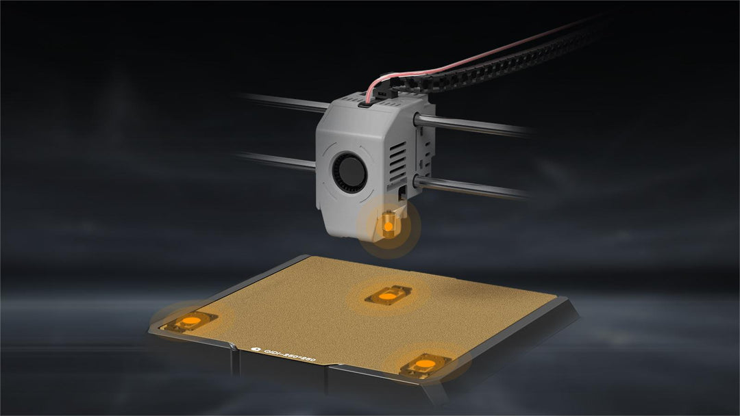 3Dプリンターベッドの水平調整方法