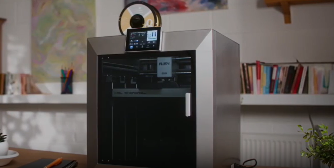 QIDI Tech Plus4 3D printer on display at the exhibition