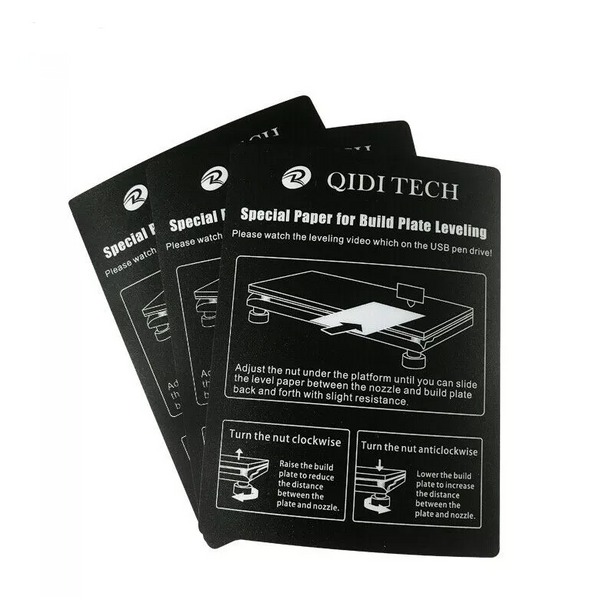 QIDI 3Dプリンター用レベリングペーパー（3枚） – QIDI JP Store