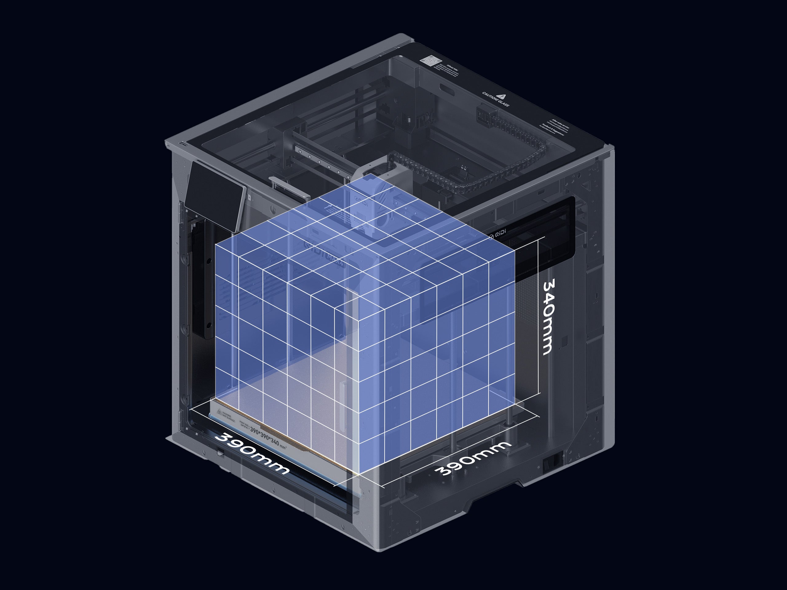 <p>造形サイズ<br/>390×390×340mm</p>