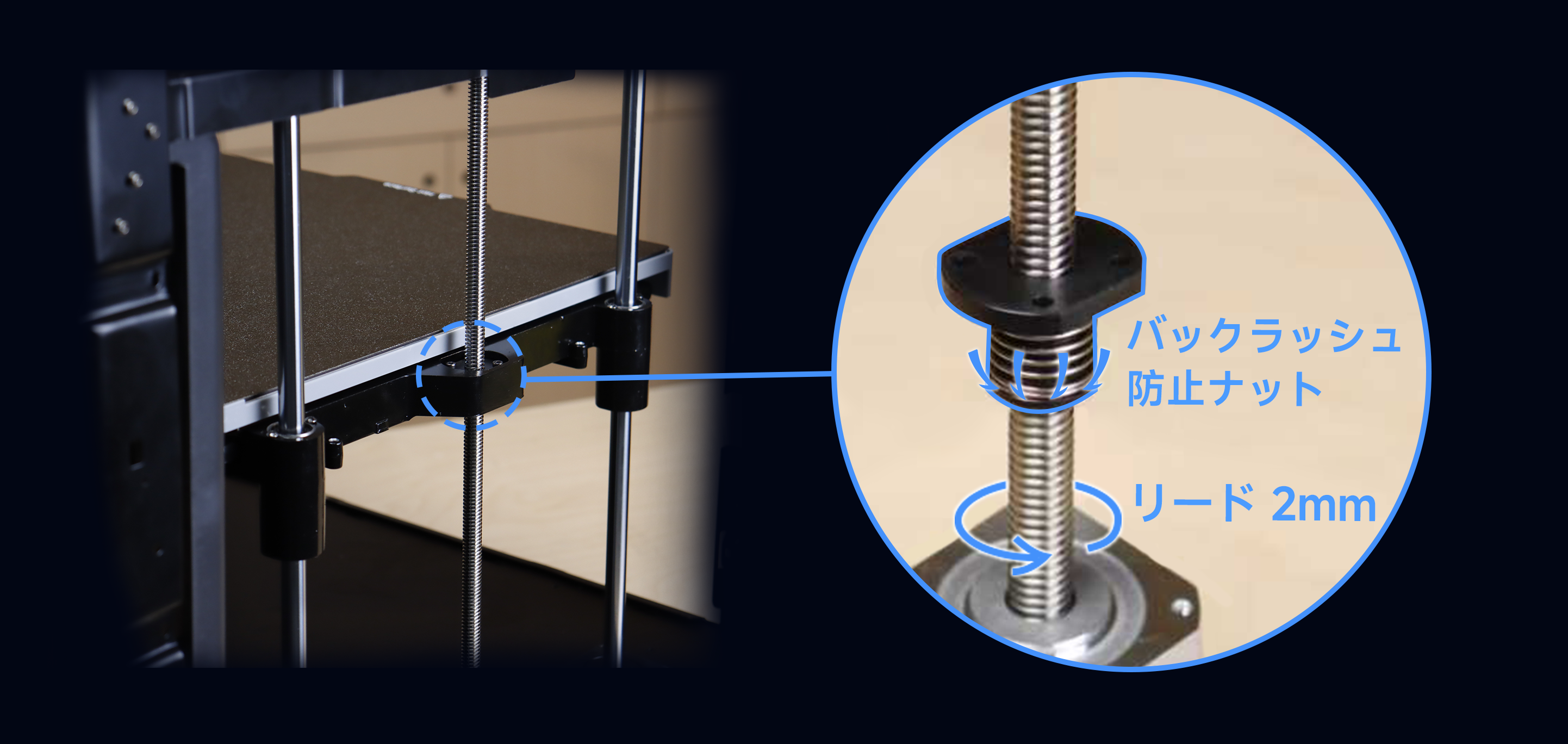 <p>振動なし、リップルなし</p>