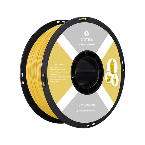 ABS Rapido フィラメント - JP / 1 kg / Yellow HEX Code #FCE300