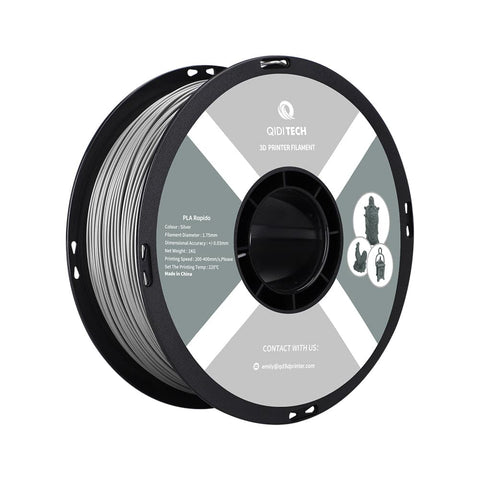 PLA Rapido フィラメント - JP / 1kg / Silver HEX Code #AFAFAF