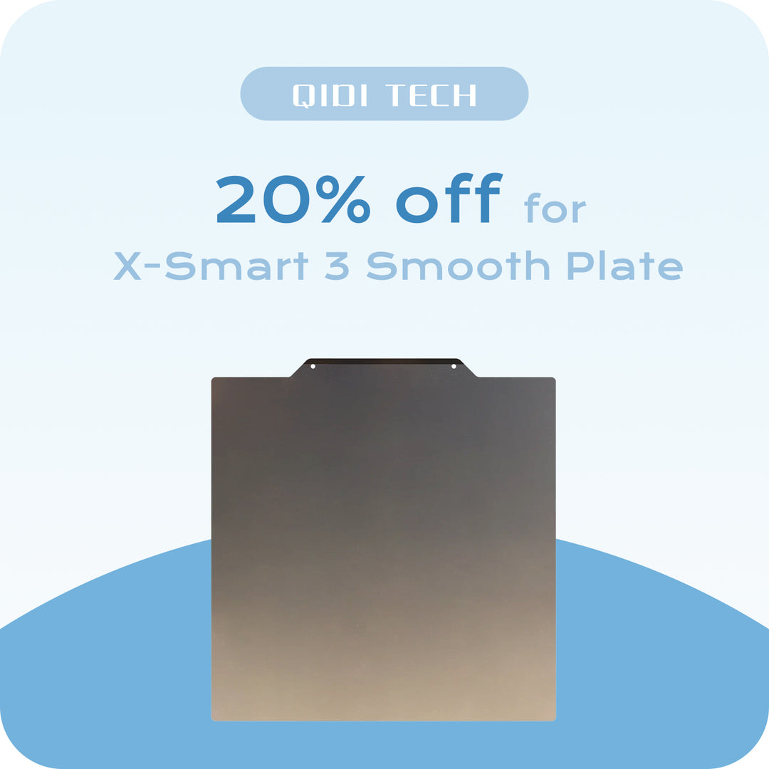 Qidi Tech X-Plus 3 Smooth Plate